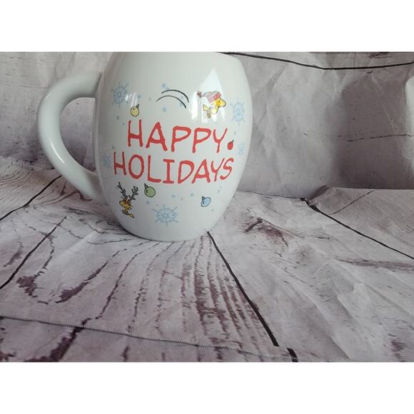 PEANUTS Snoopy Woodstock Christmas Happy Holidays 2013 Vandor Mug - Picture 4 of 9